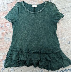 Altar'd State ruffle bottom top